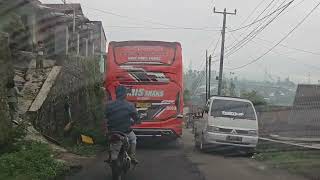 Mantap, Full Basuri Sepanjang Jalan Saat Ngoyod Bus Bris Trans Jetbus 5 "Darajat Pass - SBR 3 Garut"