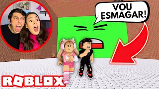 CORRA E NÃO SEJA ESMAGADO PELA PAREDE - ESCAPE the WALL Obby!! ROBLOX