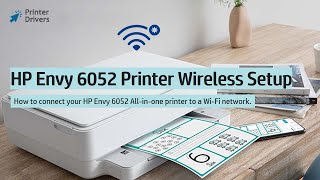 HP Envy 6052 wireless setup | Connect your HP Envy 6052 to a WiFi network