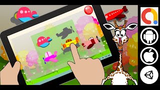 Airplane Shapes Educational Game For android and iOS with Admob ad