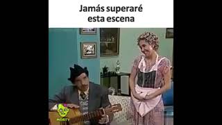 El Chavo siempre con sus ocurrencias.