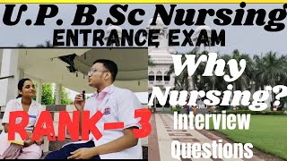 U.P. B.Sc Nursing Entrance exam. All About UPCNET exam. AIR-3 . KGMU me admission kaise le?