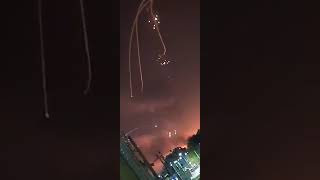 Iron Dome vs Gaza rocket attack #shorts #shortvideo #frishshortvideo