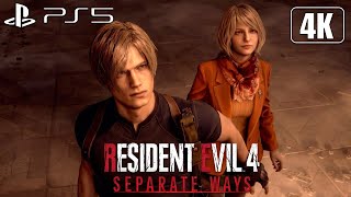 Resident Evil 4 Remake & Separate Ways DLC - Full Game Longplay Walkthrough 4K 60FPS