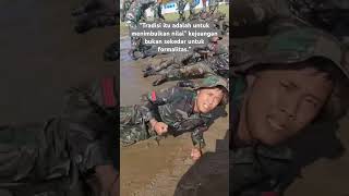 Selamat atas kenaikan pang akta 1 tingkat lebih tinggi 🫡 #trending #tentara #tradisi #naikpangkat