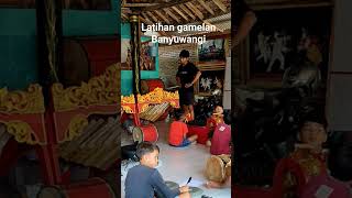 latihan gamelan Banyuwangi Bocil pemula#shorts