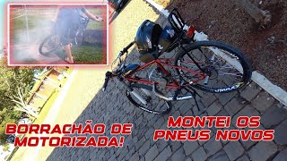 DERRETI O PNEU DA MOTORIZADA NO BORRACHÃO