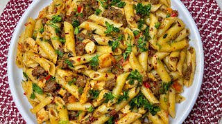 Minced Meat Pasta Recipe with Chicken