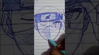 Quick sketch of kakashi hatake #like and #subscribe #narutoshippuden