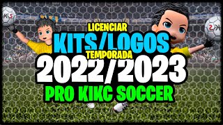 PRO KICK SOCCER - COMO ACTUALIZAR los KITS/LOGOS 22/23 PLS FACIL PASO por PASO!!