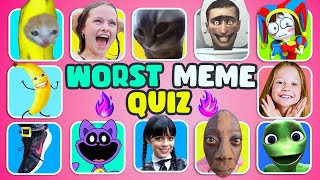 🎤GUESS MEME SONG & WHO'S SINGING😀🚽Skibidi Toilet, Elsa, Gedagedi, Salish Matter | SUPER MEGA QUIZ