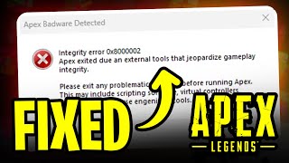 How to Fix Apex Badware Detected | Fix Error Code 0x8000002 on Apex Legends (2024)