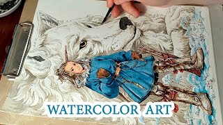 Commission art Watercolor Art