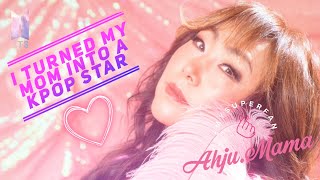 I TURNED MY MOM INTO A KPOP STAR! ✨  FILTER - BTS 💕