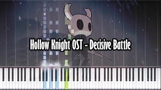 Hollow Knight OST - Decisive Battle - Piano Tutorial - Synthesia