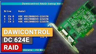 How to Recover Data from a Crashed RAID When Dawicontrol DC-624E Controller is Down