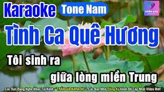 Tình Ca Quê Hương Karaoke Tone Nam