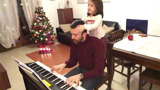 mi scappa la pipì, papà cover con voce piano