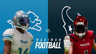 Detroit Lions at Houston Texans | Maximum Football | SNF