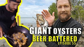 The BIGGEST OYSTERS you've ever seen! Foraged and Beer Battered in Northern Australia