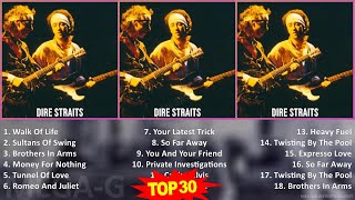 D i r e S t r a i t s MIX Greatest Hits ~ 1970s Music ~ Top Rock & Roll Music