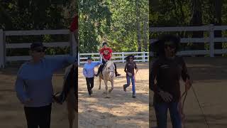 Go, go, go, Boots! #specialneeds #horse #horseriding #ticktock #shorts #short #ring14syndrome