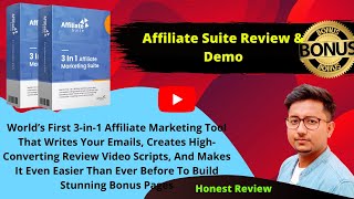 Honest Affiliate Suite Review and Demo | Don't ⛔miss this awesome 🎁Bonus🎁 Bundle