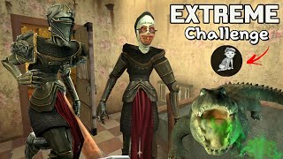 Kabur Sambil Jongkok | EVIL NUN 1.8 Extreme Mode - Crouching Challenge