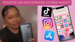 WHATS IN MY IPHONE 11 PRO MAX? | CUSTOMIZE SCREEN + IOS 16.2  UPDATE & APP RECOMMENDATIONS.