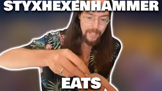 STYXHEXENHAMMER666 EATS A SPIDER AS PUNISHMENT