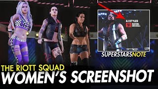 WWE 2K19 : THE RIOTT SQUAD NEW SCREENSHOT! RATING REVEAL AJ STYLES [FR]