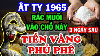 Chấn Động ĐỔI ĐỜI ĐẠI GIA, Tuổi Ất Tỵ 1965 Đặt Muối Chỗ Này 3 Ngày Sau ĐỔI ĐỜI GIÀU TO