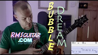 CHON Bubble Dream - Guitar Tutorial & TAB (intro, harmonics & tapping sections)