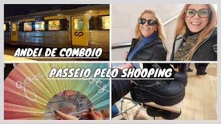 Vlog || Andei de comboio passado alguns anos + Passeio no Shooping + Compras de Saldos