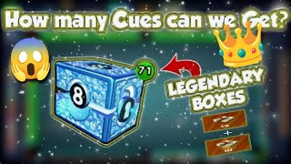 8 Ball Pool - Opening Legendary Boxes 😯 | 1200+ Cash😮 | How Many Cues? Luckk??