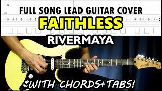 Faithless - Rivermaya | Full Song Lead Guitar Cover Tutorial with Chords & Tabs (Slow Version)