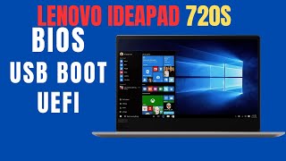 How to Enter BIOS and Boot from USB on Lenovo IdeaPad 720s | Quick And Easy Guide