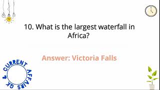 Gk important questions 2024 | World Geography| Africa Content for all competitive exam.