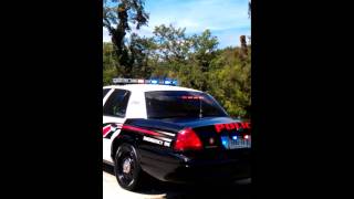 My 2010 Ford Crown Vic Police Car Rear