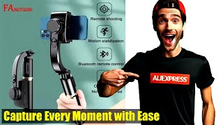 Revolutionize Your Mobile Video Content with the FANGTUOSI Stabilizer | Bluetooth Selfie Stick