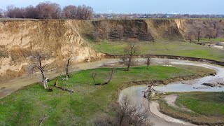 Бурундайские Курганы  и река Большая Алматинка