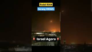 israel diserang rudal iran#israel #iran #telaviv #perang