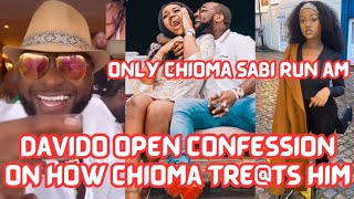 Davido Open Confession on how Chioma Actually Treats Him.. some people won't like this #davido