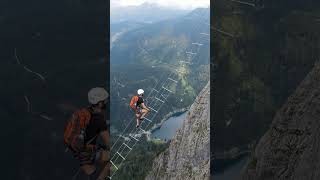 The best via ferrata in the Austrian Alps ,Donnerkogel #shortvideo#top#amazing#shorts#nature#best#🇦🇹