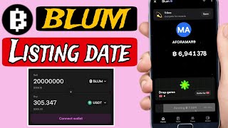 Blum Airdrop listing date | Blum Airdrop withdrawal | Blum Airdrop update | Blum Airdrop