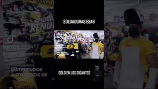 Soldaduras ESAB en LOS GIGANTES🔥 #ferreteria #soldadura #esab #losgigantes