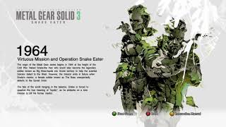 Metal_Gear_Solid 3 HD Collection Menu Xbox One