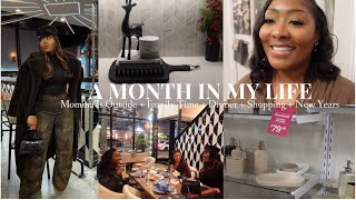 A MONTH IN MY LIFE | Momma Is Outside + Family Time + Dinner + Shopping + New Years