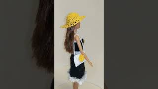 Accessory Set. Hat, Purse and Necklace. Clickable link on our channel page #barbieclothes #handmade