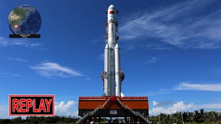 REPLAY: China launches Tianzhou-8 cargo mission to Tiangong space station! (15 Nov 2024)